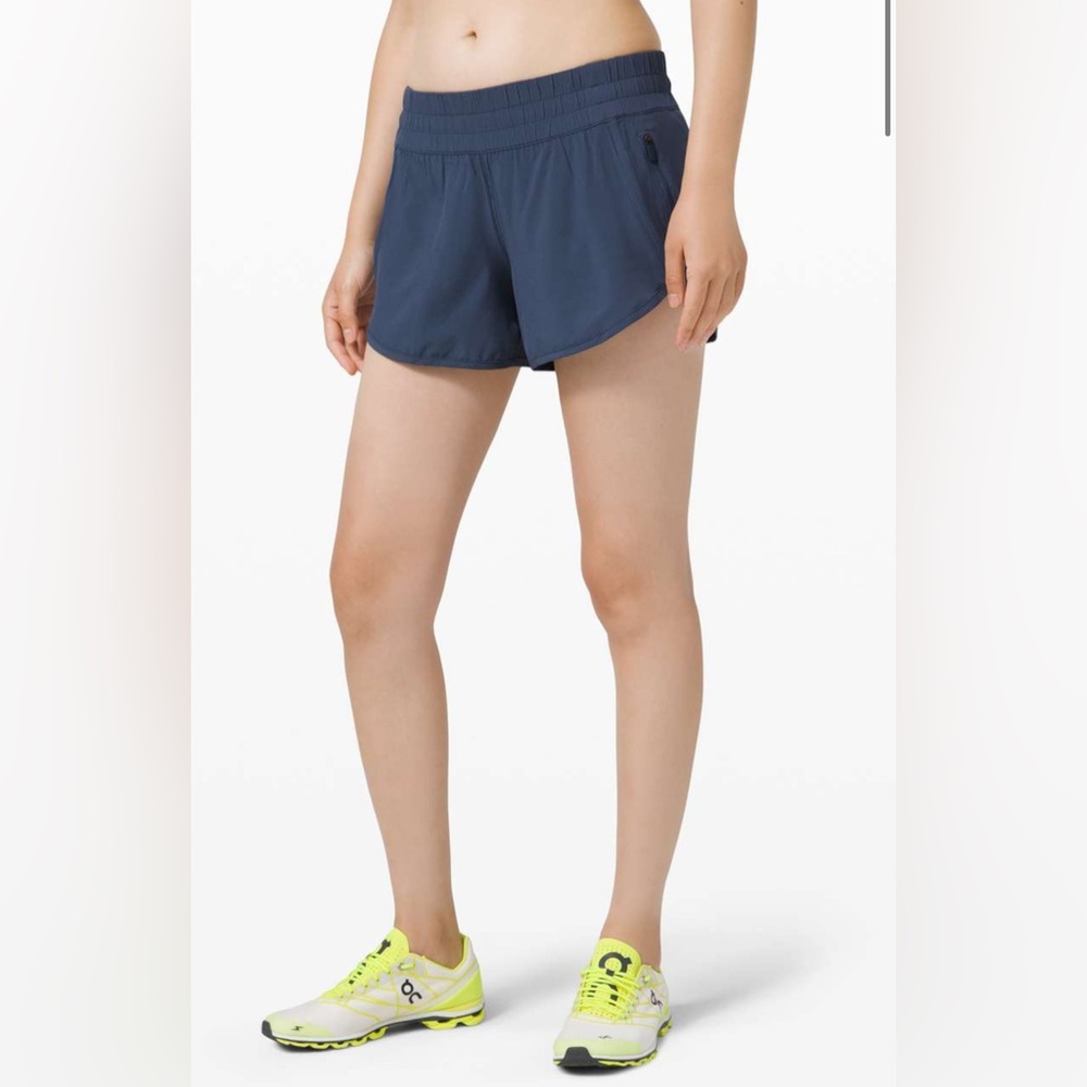 Lululemon Tracker Short V *4" in Iron Blue (Size 14)